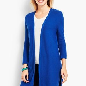 Talbot's Cobalt Blue Cardigan Sz L